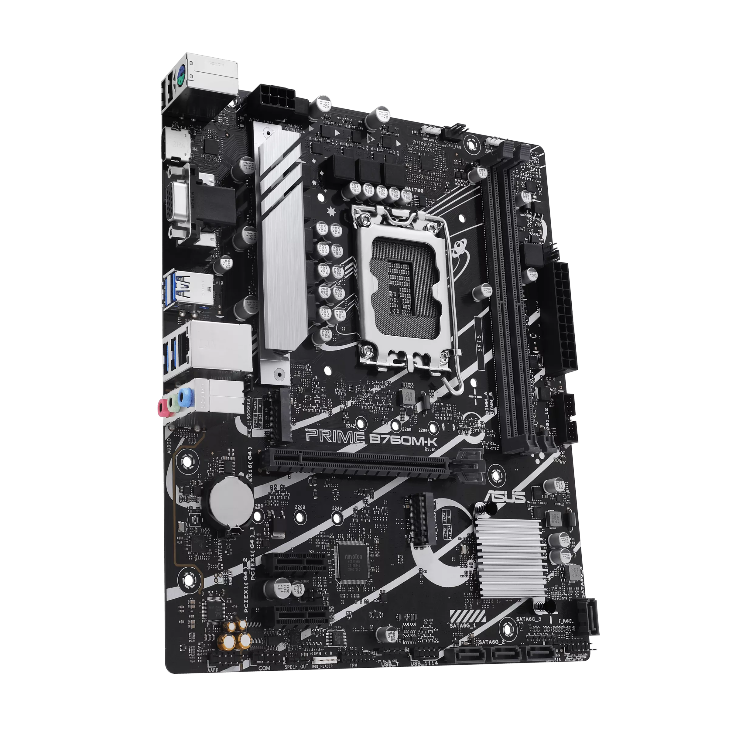 ASUS PRIME B760M-K 2DDR5 2XM.2 MOTHERBOARD (DB15, HDMI)
