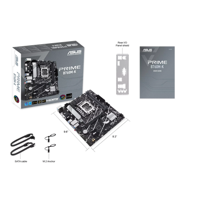 ASUS PRIME B760M-K 2DDR5 2XM.2 MOTHERBOARD (DB15, HDMI)