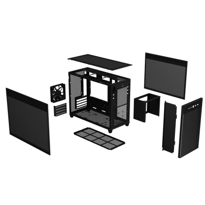 ASUS PRIME AP201 MICROATX MESH CASE W/ 1FAN (BLACK)