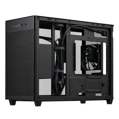 ASUS PRIME AP201 TEMPERED GLASS MICROATX CASE W/ 1FAN