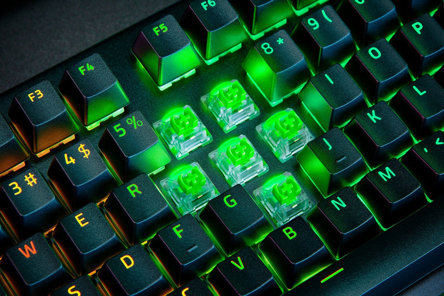 RAZER BLACKWIDOW V4 PRO MECHANICAL GAMING KEYBOARD (GREEN SWITCH)