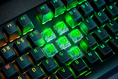 RAZER BLACKWIDOW V4 PRO MECHANICAL GAMING KEYBOARD (GREEN SWITCH)