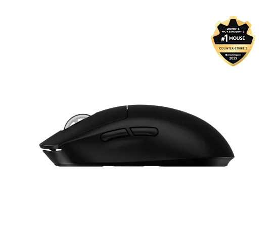 LOGITECH G PRO X SUPERLIGHT 2C LIGHTSPEED WIRELESS GAMING MOUSE (BLACK)