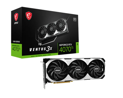 MSI RTX 4070TI 12G 192BIT GDDR6X VENTUS 3X OC (HDMI, 3XDP)