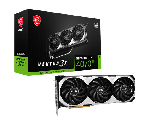 MSI RTX 4070TI 12G 192BIT GDDR6X VENTUS 3X OC (HDMI, 3XDP)
