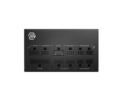 MSI MAG A850GL PCIE5 850W 1X120MM FAN, 8SATA, 6PIN PCIE, ACTIVE PFC, 80PLUS GOLD