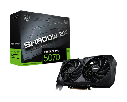 MSI RTX 5070 12G 192BIT GDDR7 SHADOW 2X OC (HDMI, 3XDP)
