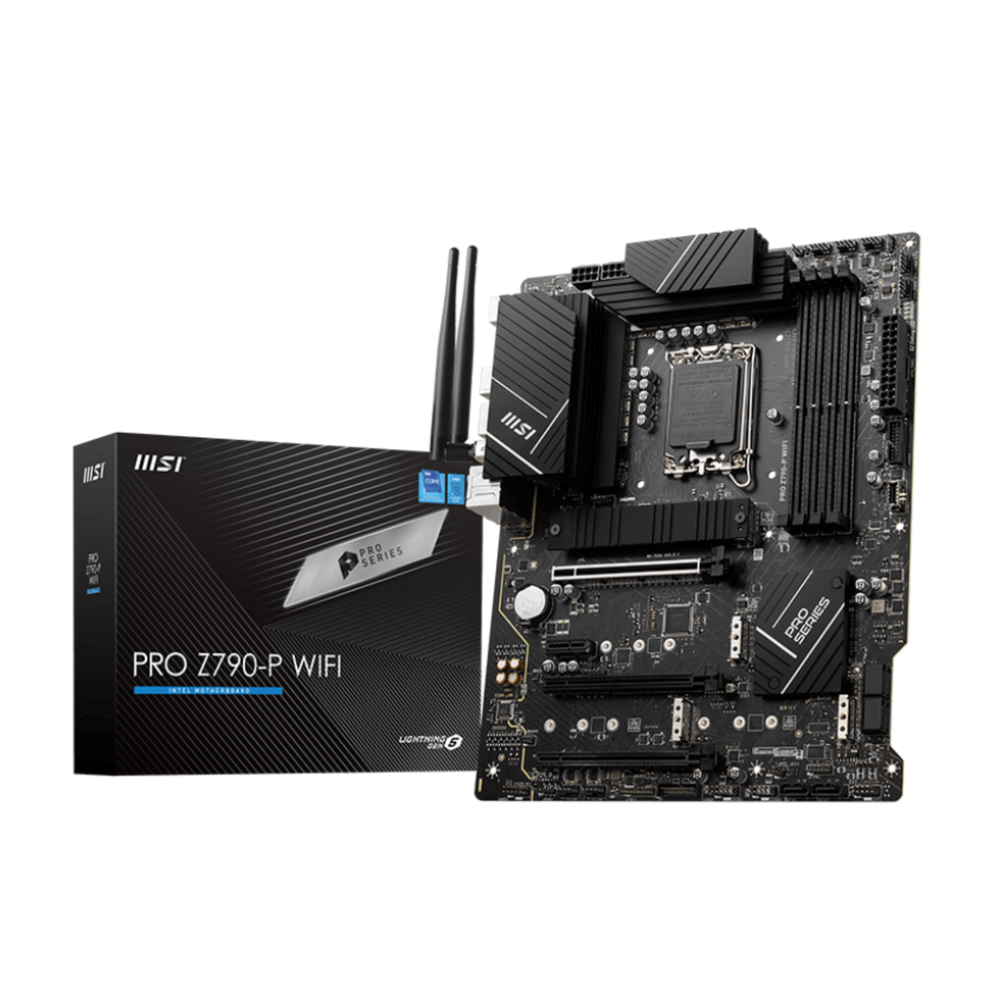 MSI PRO Z790-P WIFI 4DDR5 4XM.2 MOTHERBOARD (HDMI, DP)
