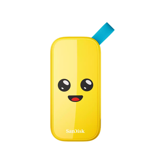 SANDISK PORTABLE SSD USB 3.2 TYPE-C 800MB/S YELLOW PEELY EDITION