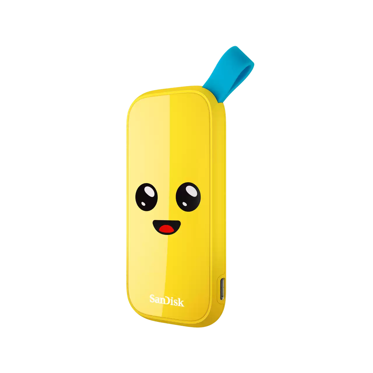 SANDISK PORTABLE SSD USB 3.2 TYPE-C 800MB/S YELLOW PEELY EDITION