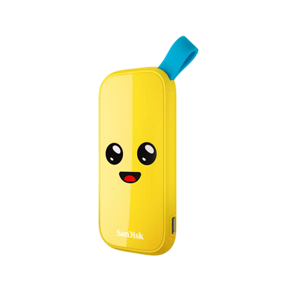 SANDISK PORTABLE SSD USB 3.2 TYPE-C 800MB/S YELLOW PEELY EDITION