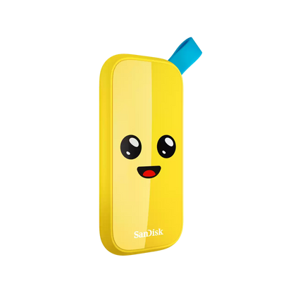 SANDISK PORTABLE SSD USB 3.2 TYPE-C 800MB/S YELLOW PEELY EDITION