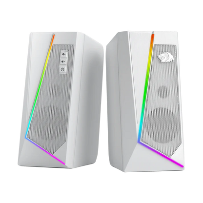 REDRAGON ANVIL 2.0CH PC RGB GAMING SPEAKER (WHITE)