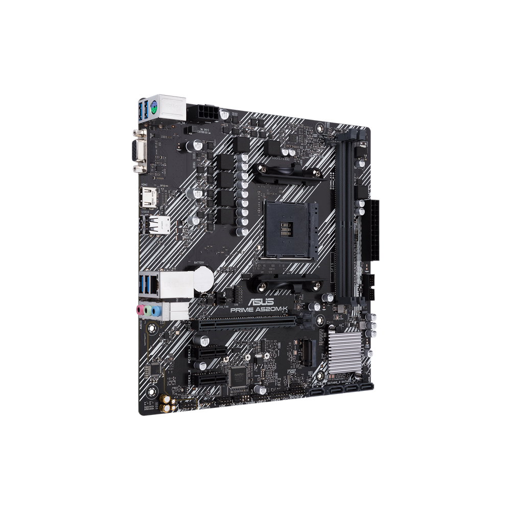 ASUS PRIME A520M-K/CSM 2DDR4 M.2 MOTHERBOARD (DB15, HDMI)